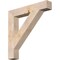 Ekena Millwork Traditional Block Smooth Bracket, Douglas Fir, 5 1/2"W x 36"D x 36"H BKT06X36X36TRA05SDF - alternate 1